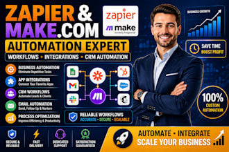automate your business with zapier and make com integration