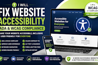 fix website accessibility ada wcag compliance and improve usability