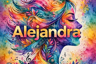 write and sing a personalized song with your name