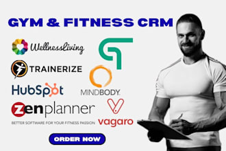gym crm zoho wellnessliving glofox mindbody hubspot trainerize zenplanner vagaro