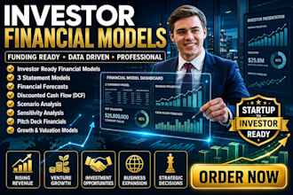 create investor ready financial models and forecasts