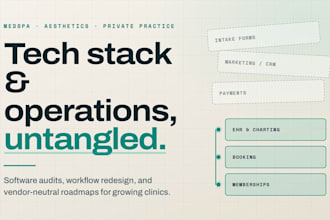 optimize your medspa or private practice tech stack and operations
