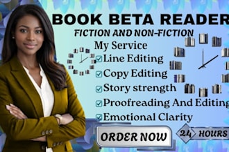 review manuscript with plot analysis and character feedback