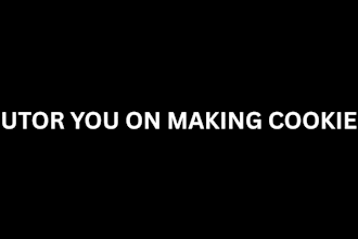 tutor you on how to make home made cookies at home
