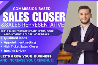 be b2bsdr sales representative outbound sales lead generation appointment setter