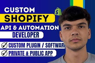do shopify api integration, order automation, ecommerce api, custom shopify app