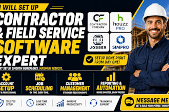 jobber crm contractor foreman houzzpro servicetitan fieldpulse simpro automation