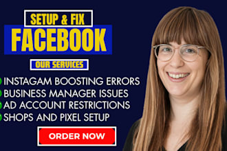 fix meta business suite problem and setup meta pixel for meta ads