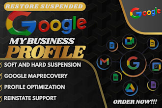 restore and reinstate suspended google my business profile