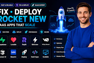 fix deploy rocket new lovable replit bolt supabase v0 cursor ai base44 saas apps