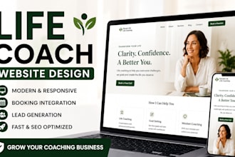 life coach website career coach website relationship coach executive coach site