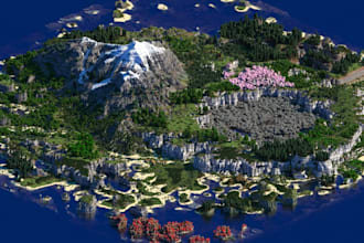 build custom minecraft maps, worlds, server, rpg, survival, lobby and spawn maps
