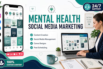 do mental health social media marketing and content management