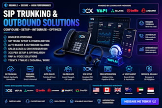 configure ringless voicemail sip trunk auto dialer sales leads outbound call 3cx