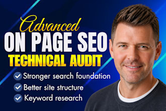 do on page SEO, technical audit, GEO and aeo optimization for google ranking