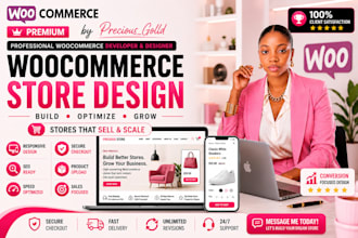 build a woocommerce website, wordpress ecommerce store, online store design