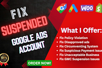 reactivate google ads circumventing system policy violation appeal