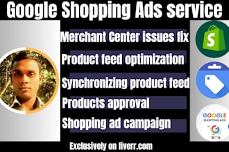 manage google merchant center and shopping ads