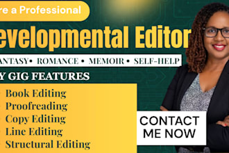 do developmental editing, fiction, non fiction, christian book