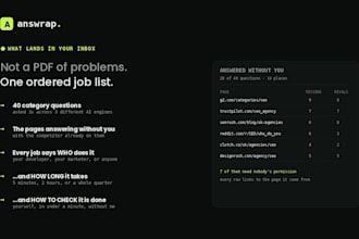 audit your ai visibility and give you the exact list of fixes