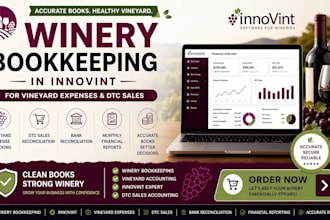 do winery bookkeeping in innovint for vineyard expenses and dtc sales
