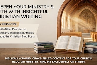 write daily christian devotionals and theology articles