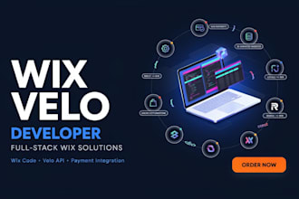 wix velo developer wix code wix payment api integration wix rest api wix bug fix