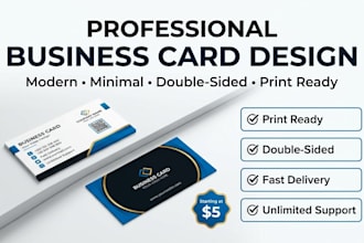 design modern canva business card