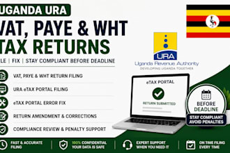 file uganda ura vat paye wht returns fix etax portal errors before deadline