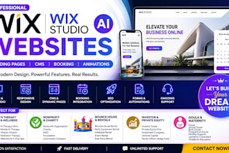 do wix ai wix studio wix landing page wix animations wix cms wix booking website