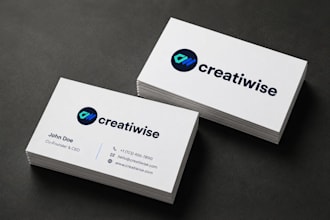 design a premium business card and stationery