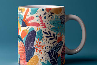 do coffee mug design, custom mug design