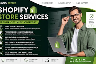 design a shopify store for your brand