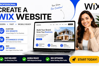 create wix website, wix studio, wix ecommerce, redesign wix website