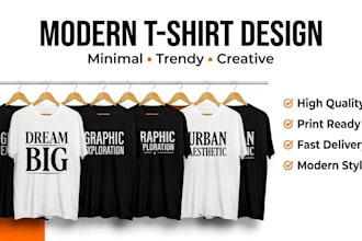design modern custom t shirt design