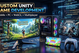 l develop unity 2d, unity 3d, mobile game development