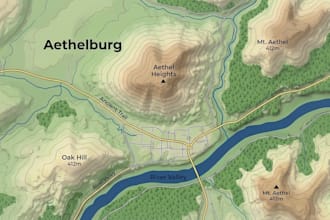 create custom vector, terrain, transit, route, and interactive map designs