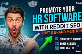 promote HR software with reddit SEO post and strategic brand mention