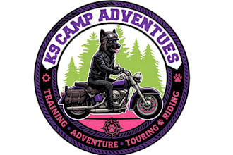 make animal t shirt dog training biker logo