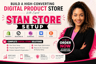 stan store marketing, beacons ai, gumroad stan store design, payhip, tiktok shop