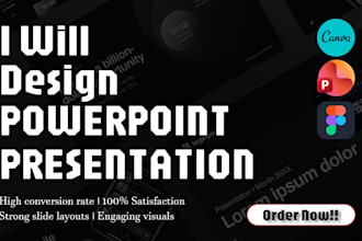 do powerpoint presentation and high conversion investor pitch deck for startups