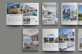 redesign construction real estate brochure company profile presentation booklet