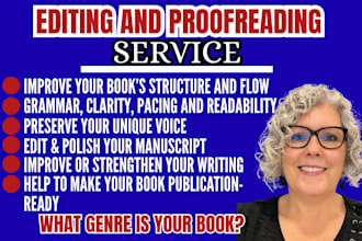 edit, copy, line edit, and proofread your novel