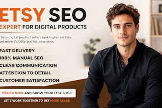 do etsy shop setup for digital products SEO list with etsy product etsy