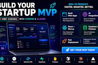develop your saas mvp with ai vibe coding using cursor and claude