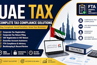 assist with uae corporate tax, vat registration, fta compliance and tax filing