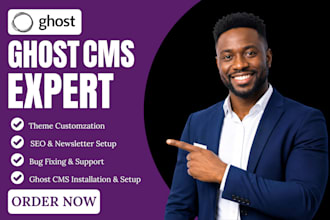 build ghost newsletter setup ghost cms website email automation ghost theme