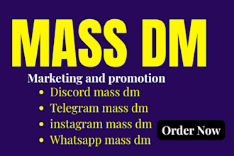 do mass dm discord mass dm whatsapp mass dm instagram mass dm