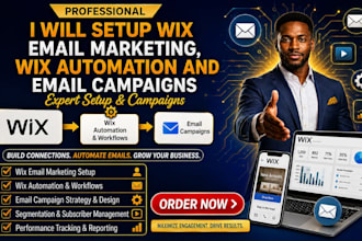 set up wix email marketing, wix automation, and email campaigns