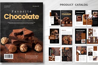 design food product catalog, restaurant menu, bakery catalogue food brochure pdf